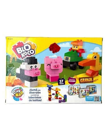 Rasti Granja Blocoko 37pz C/ruedas 01-0272 Dim01