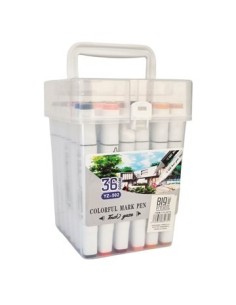 Marcadores X36 Artistico Doble Punta Yw-5275 Ori02