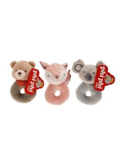 Sonajero 13cm Peluche Colores Surt. 6301 Phi Phi 2