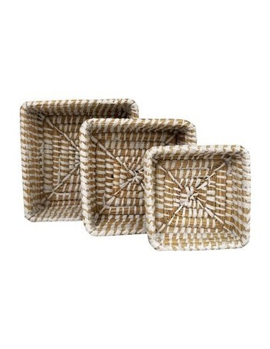 Canasto 18x7cm Cuad Seagrass Ce62283 Cec03