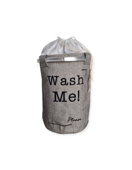 Cesto P-ropa Tela Red C-estr  Aluminio Jm1229 Mta01