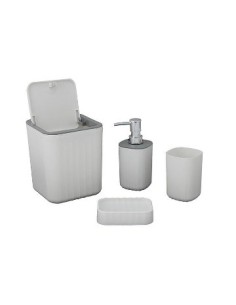 Set Bano X4 Pzasdisp  Cesto Jabonera Vaso Ba3003 Vgo01