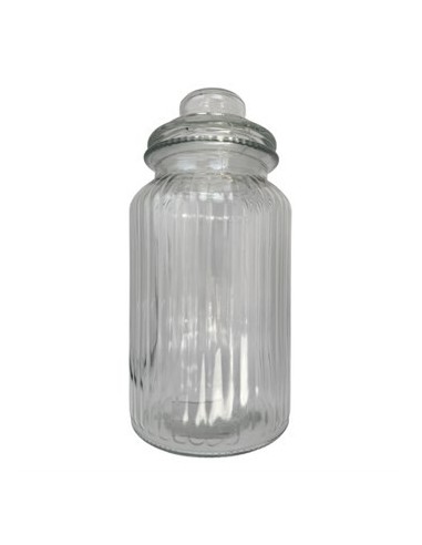 Frasco 22 Cm Vidrio Acanalado 046ba6432 Dol01