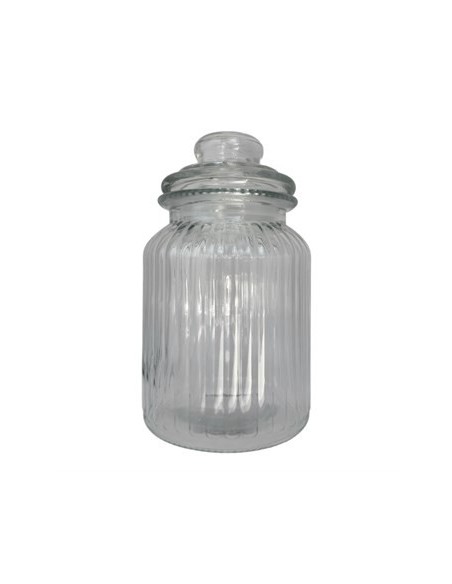 Frasco 18cm Vidrio Acanalado 046ba6431 Dol01