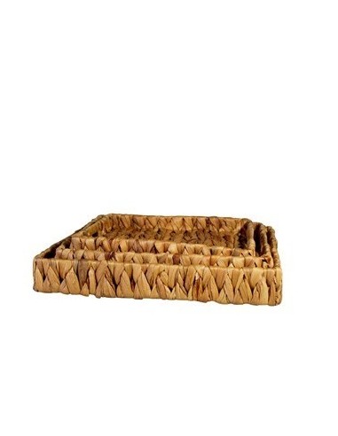 Bandeja Cuadrada 30cm Seagrass C/asa 1050411 Wal02