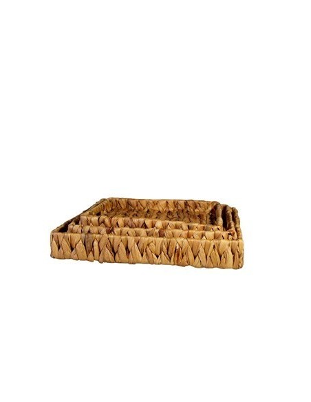 Bandeja Cuadrada 30cm Seagrass C/asa 1050411 Wal02