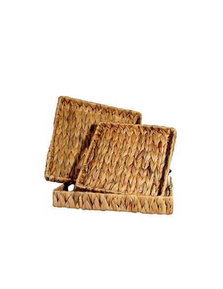 Bandeja Cuadrada 26cm Seagrass C/asa 1050411 Wal02