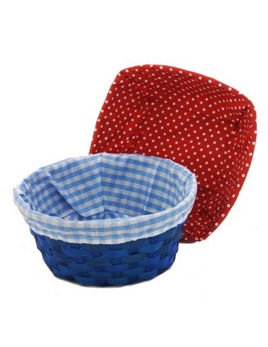 Panera 25cm Red-cuad Mimbre Forrada Color 11021-11029 1105022-9325 Lab02