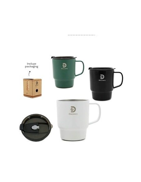 Vaso 350ml Termico C-tapa Discovery Col  Surt  17086-17087 Tar02