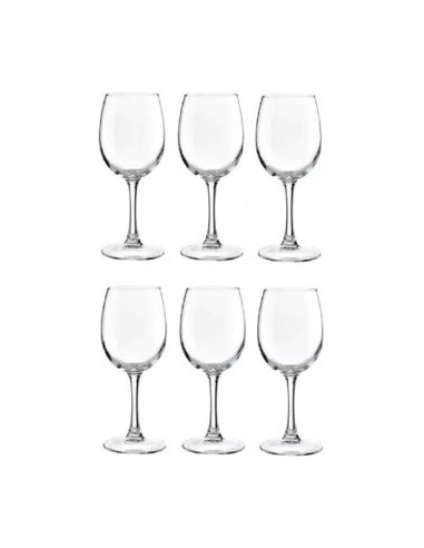 Copa Vino 250cc X 6 Gloreca 105200 Dsa01 -m- -p-