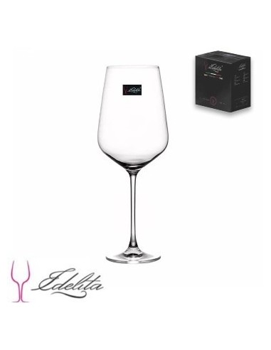 Copas Vino 550ml X6 Degustacion Cristal 6679755 Cr02 (b6)