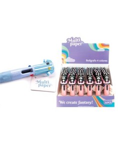Boligrafo Borrable Multi X4 Colores Mini Mod  Surt 23-164-23-167 Mp01