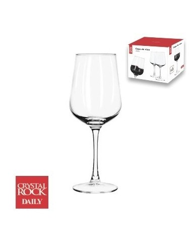 Copa Vino X6 435ml Degustacion Vidrio En Caja 6675749 Cr02