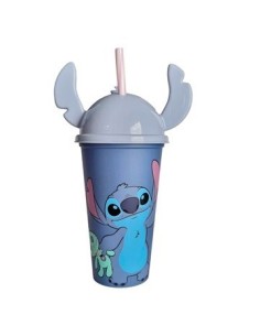 Vaso 500ml Stitch C/tapa Orejas 01stichth06 Bel01