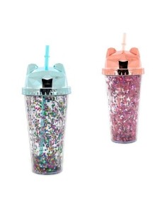 Vaso 400ml Metalizado-glitter C-diseno Y Sorbete Mod  Surt  Pt16 Pt03-pt02 11715-11701-14783-14793 Tar02 Ori02