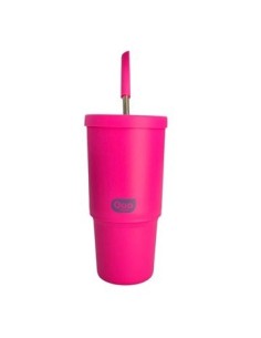 Vaso Simple C/tapa Y Sorbete 5813 Quo01
