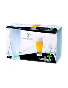 Vaso X6 Amsterdam Cerveza 325ml 68972 Rigolleau Dol01