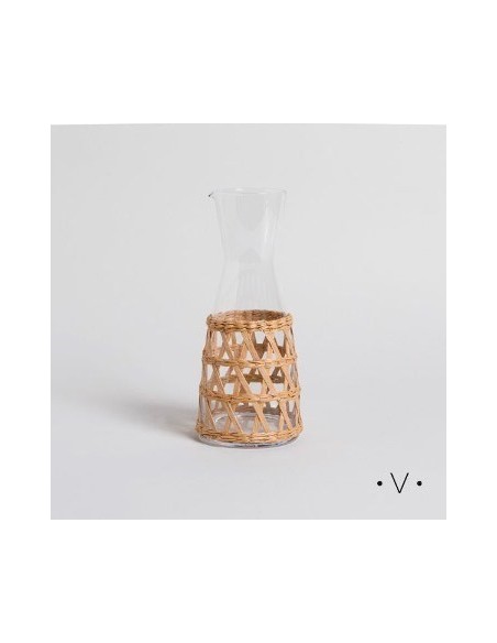 Botella 1 1lts Vidrio C-funda Maja 0528196 Mish02