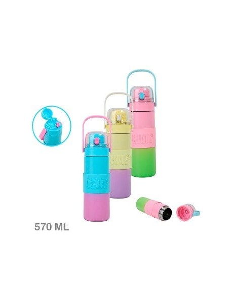 Botella 550ml Termica Colorblock Bz60 Chi01