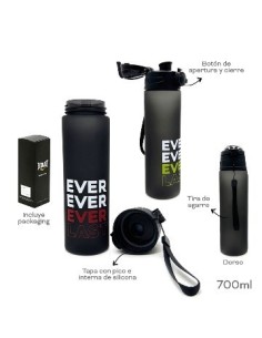 Botella 700ml Plast Everlast Mate 11397 Tar02