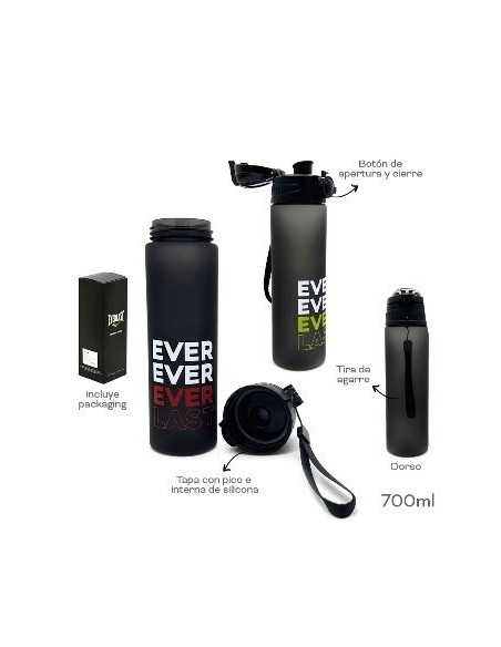 Botella 700ml Plast Everlast Mate 11397 Tar02