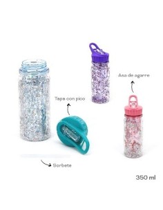 Botella 350ml Trendy C-glitter Y Pico 19023 Tar02