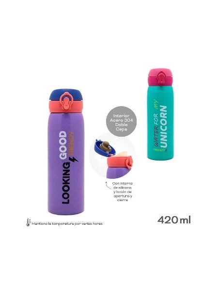 Botella Termica 420ml Trendy 14089-14090 Tar02