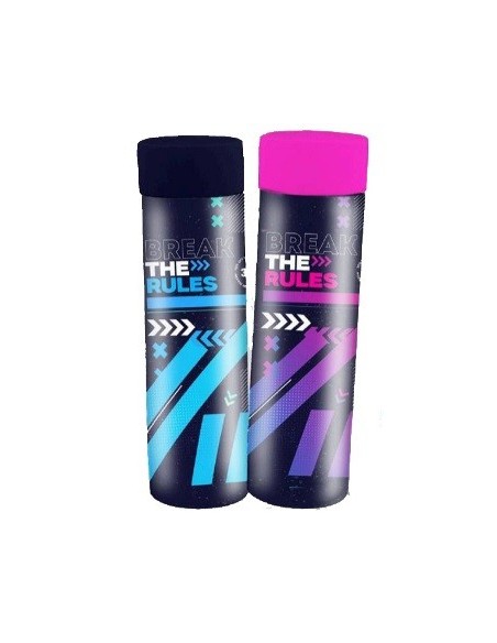 Botella 500ml Plast  Geo Disenos Surt  T-rosca Manija 6274 Cli01 Art05