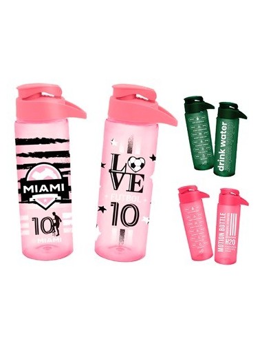 Botella 750ml Football-dakarblack Miami 6383-6384-6385-6445 Cli01