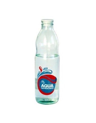 Botella 1lt  Decorada Bebida-leche C-tapon 8684-8686-8687 Sie01