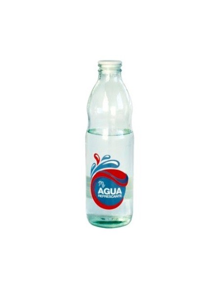 Botella 1lt  Decorada Bebida-leche C-tapon 8684-8686-8687 Sie01