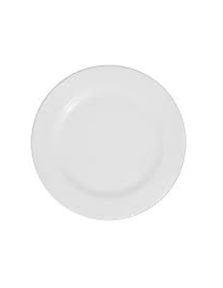 Plato Playo 25cm Melamina Blanco 1010 Res01