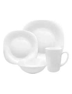 Set Vajilla X16 Pzas Plato+postre+comp+taza 64016 Carol Car15