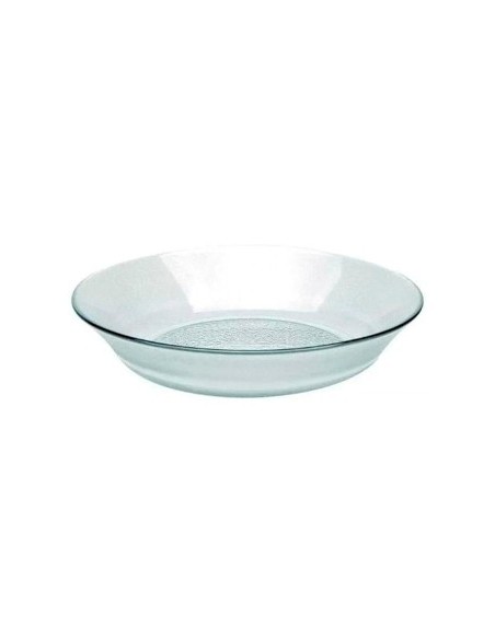 Plato Hondo Vidrio Acquamarine Flint Ri62501 Rigolleau Dol01  (b36)