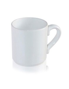 Jarro Mug Ceramica Recto Blanco 784639 Enc02  -b36-