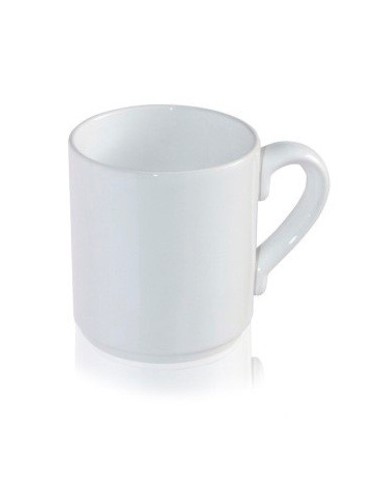 Jarro Mug Ceramica Recto Blanco 784639 Enc02  -b36-