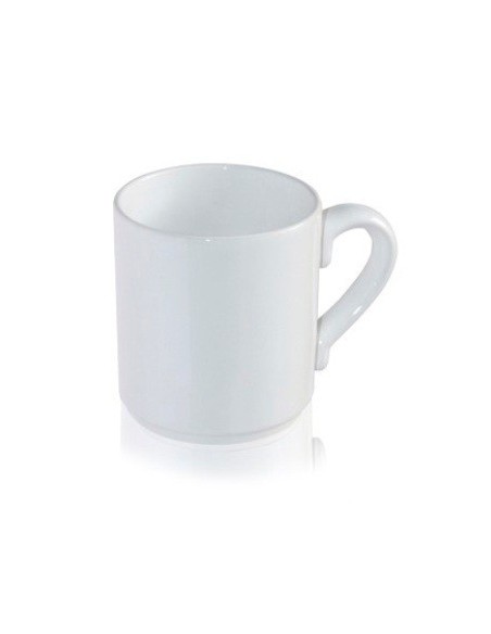 Jarro Mug Ceramica Recto Blanco 784639 Enc02  -b36-