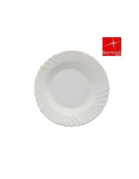 Plato Hondo 23cm Vidrio Templado Labrado Ondulado 403885 Cr02