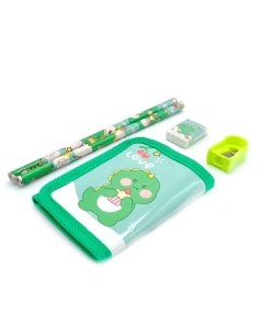 Set Regla+goma+sacapunta Y Billetera Blister Surt  25810-25811 Col01