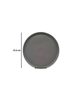 Plato Postre 22cm Ceramica Carbon 142778201 Ori02