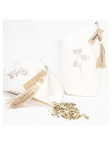 Yerbera-azucara 20x13cm Tela Estampada Patagonia Et01