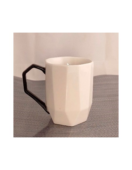 Jarro Mug Asa Black 200ml Geometrico 59297 Pel02