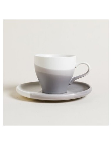 Taza Ceramica 220ml C-plato Gray Soho 0511442 Mish02