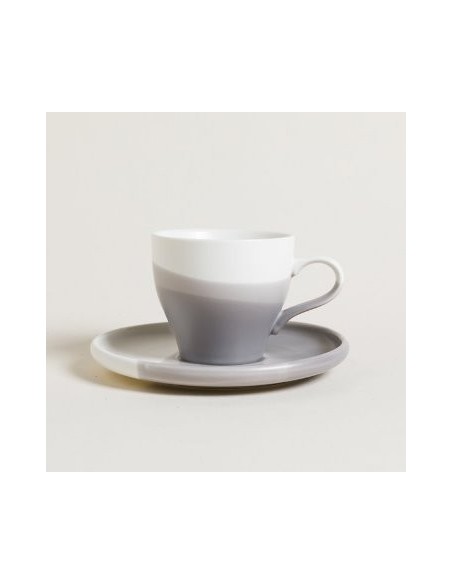 Taza Ceramica 220ml C-plato Gray Soho 0511442 Mish02