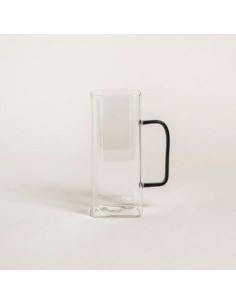 Jarro Mug 390ml Cuadrado Borosilicato 0435071 Mish02
