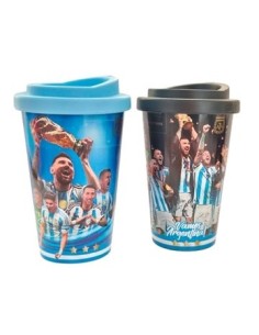 Vaso Cafe Termico Doble Con Tapa Afa 901427 Art05