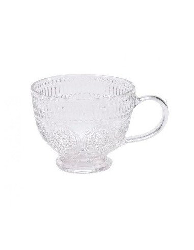 Taza Cafe 325ml X6 Vidrio Labrado En Caja 42281 Ben02