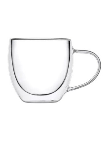 Taza Cafe 250ml Doble Vidrio C-asa Fg240011 Ori02