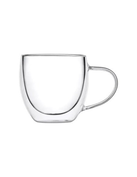 Taza Cafe 250ml Doble Vidrio C-asa Fg240011 Ori02