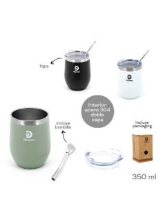 Mate Discovery 350ml Termico C-tapa  Col  Surt  18497 Tar02